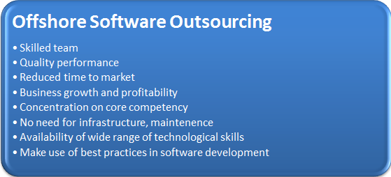 offshore software outsourcing