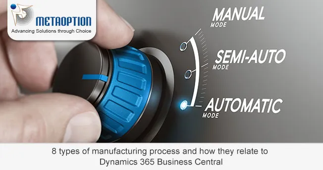 8 types of manufacturing process and how they relate to Dynamics 365 Business Central