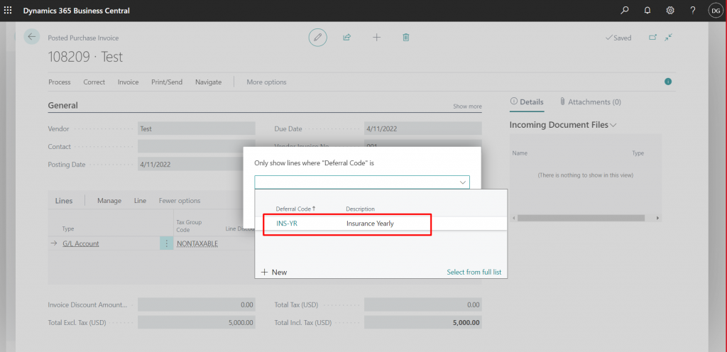 How to Setup Deferral Revenue and Expenses in Business Central?