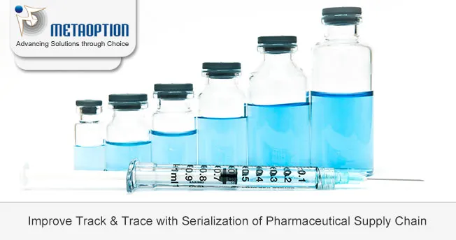 Improve track & trace with serialization of Pharmaceutical Supply Chain Improve track & trace with serialization of Pharmaceutical Supply Chain