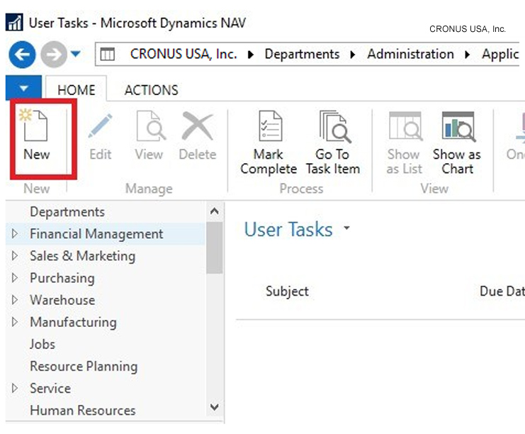 Microsoft Dynamics NAV