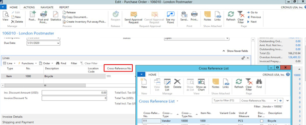 purchase orders